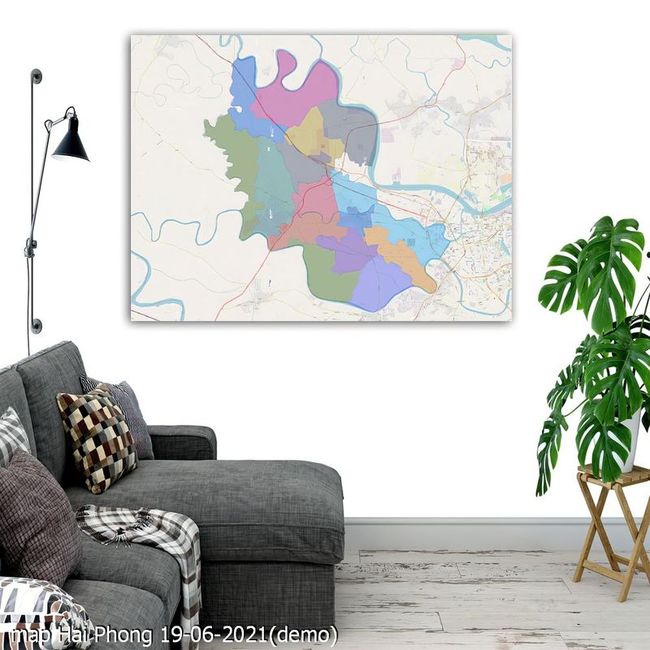 tranh ban do map Hai Phong 19 06 2021